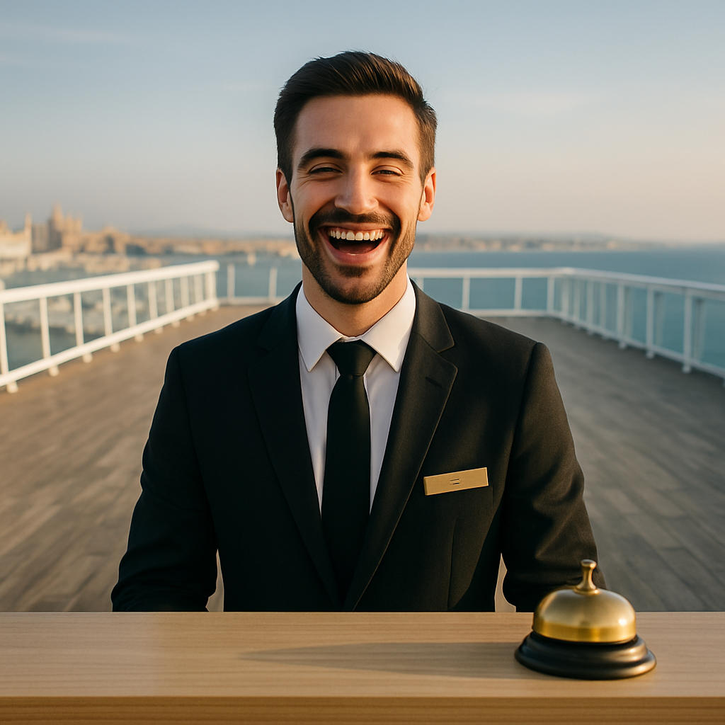 trabajo recepcion en el hotel Amic Horizonte, Amic Hotels Mallorca